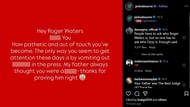 Jack Osbourne addressed Roger Waters on Instagram (Image via Instagram/@jackosbourne)